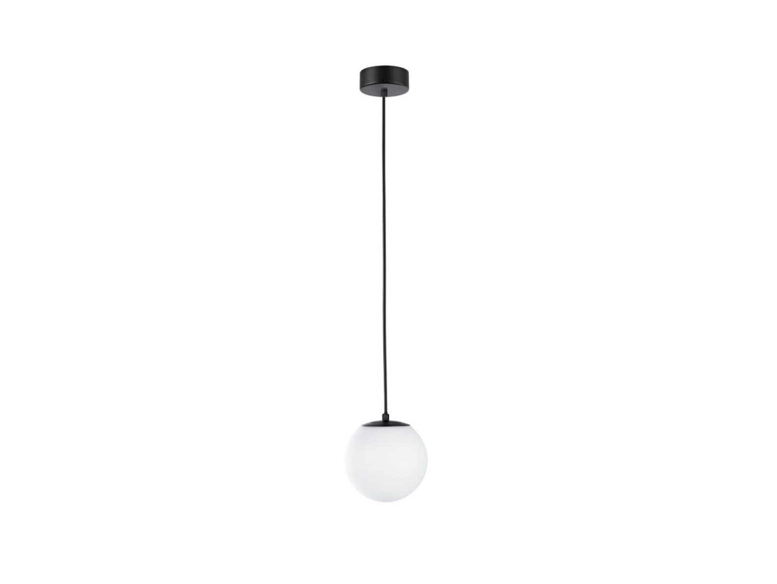 Gove LED Lustră Pendul IP44 Matt Negru/Satin - Paulmann