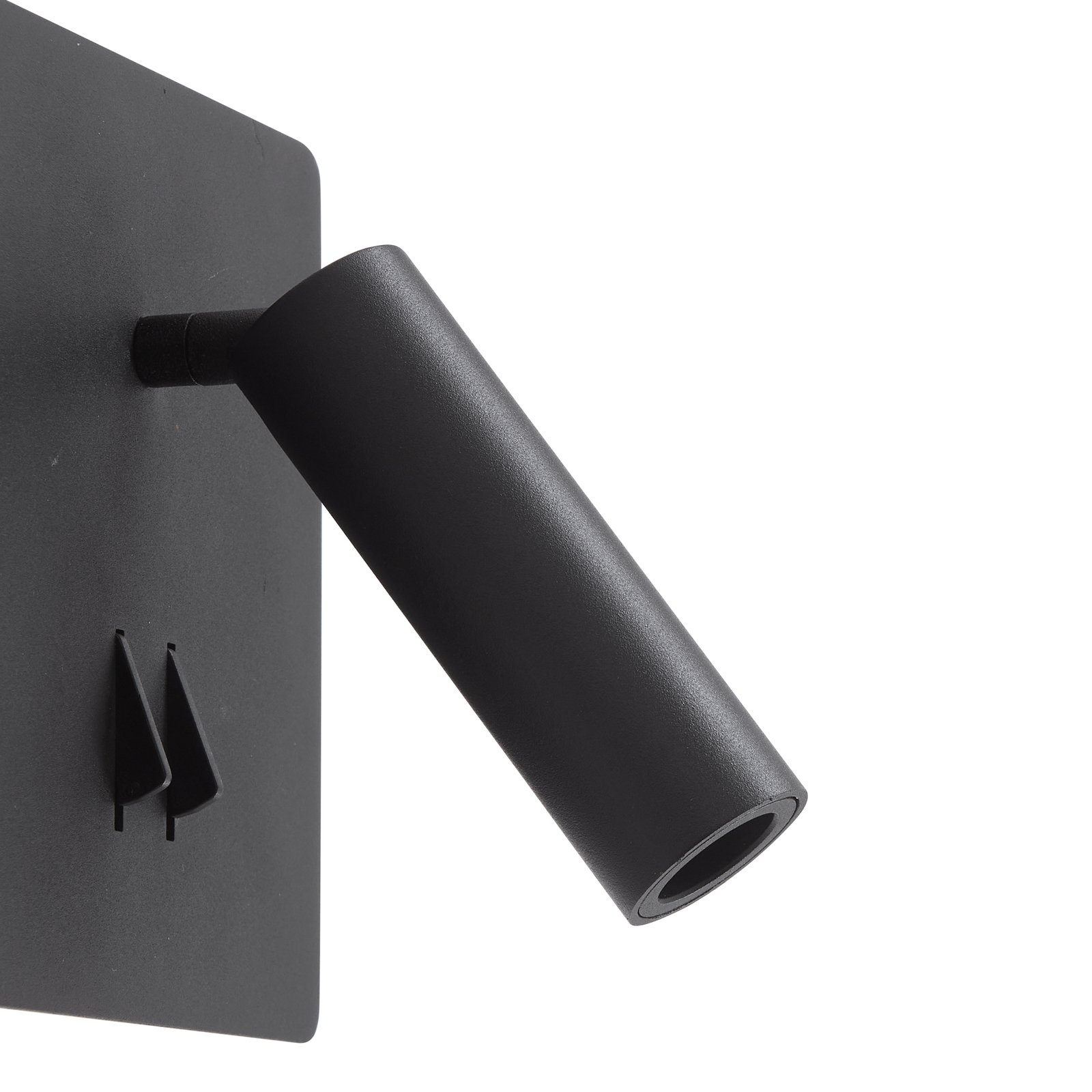 Magya LED 2 SquareWall Lamp Black - Lucande