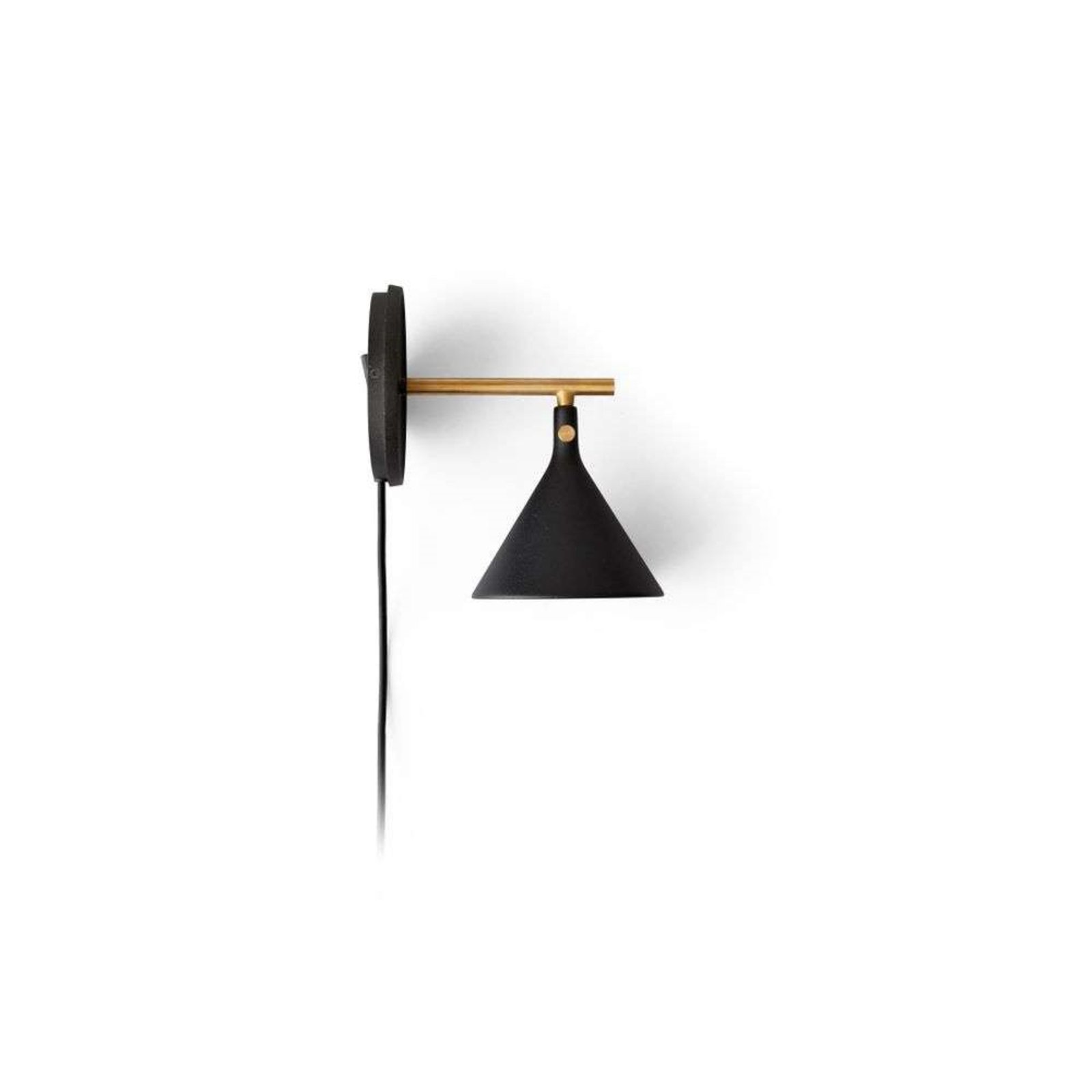 Cast Sconce Wall Lamp Dim. Black - Audo Copenhagen