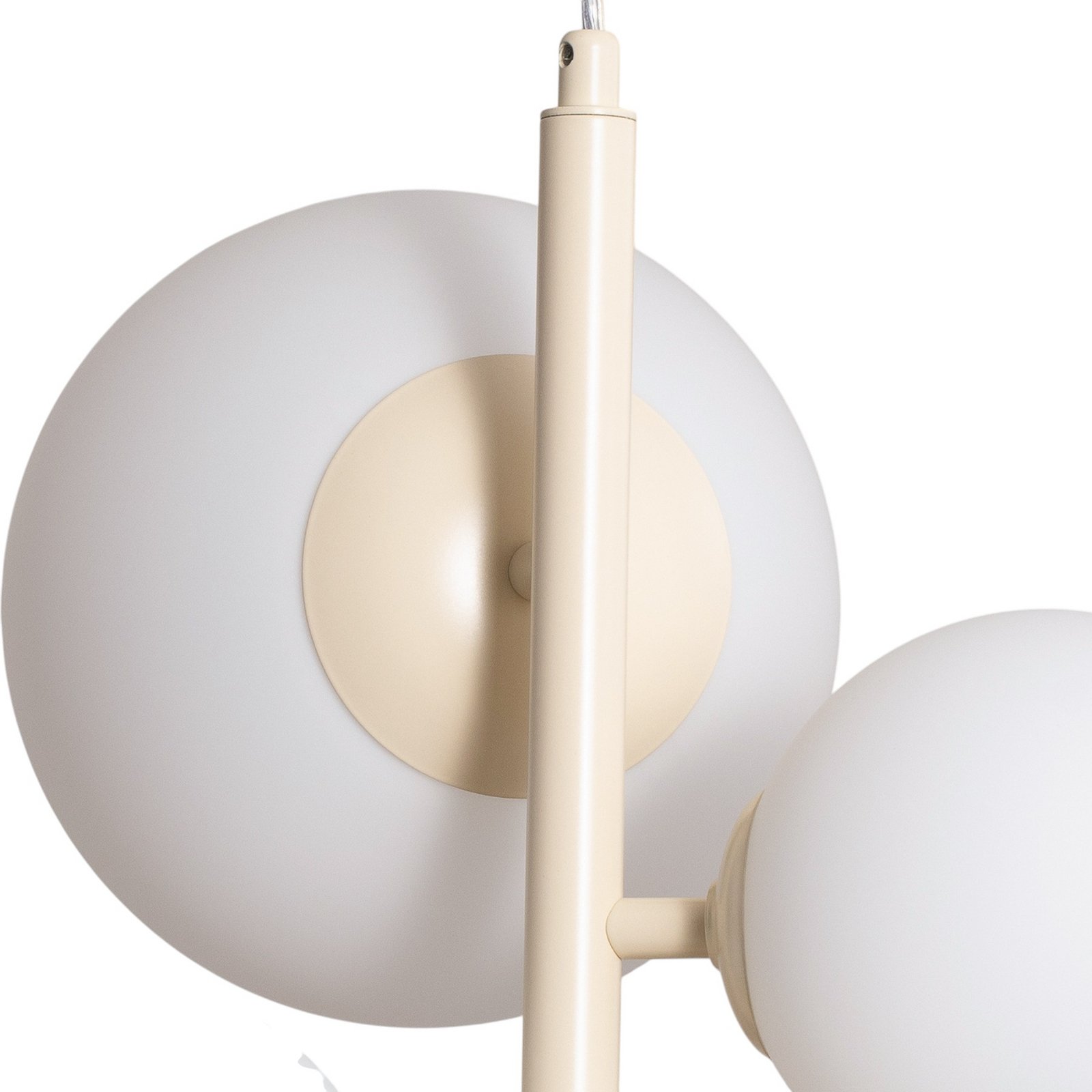 Hängeleuchte Dione, opal/creme, 4-flammig