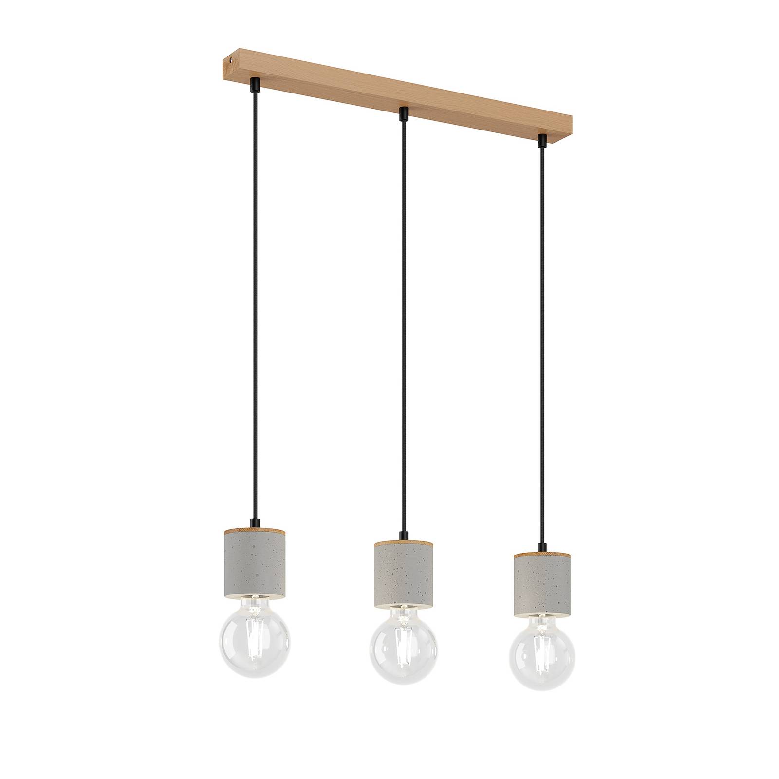 Envolight Jasper suspension à 3 lampes linéaire