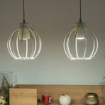 Lampa wisząca STARLIGHT, kremowy biały, 4-punktowa, długość 100 cm, metalowa