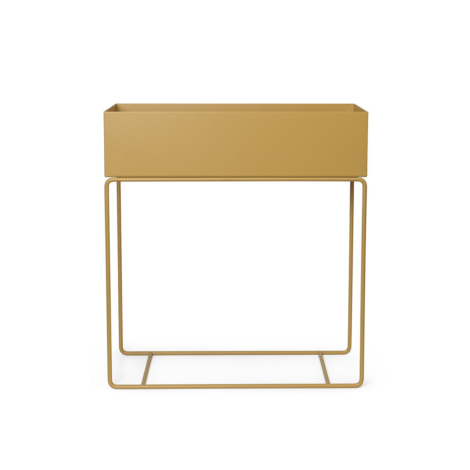 ferm LIVING Plant Box, yellow, 60 x 25 x 65 cm, steel