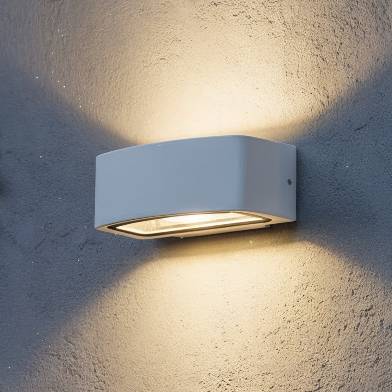 Ideallux Branco Candeeiro De Parede Exterior Ideal Lux Andromeda, Largura 22 Cm,