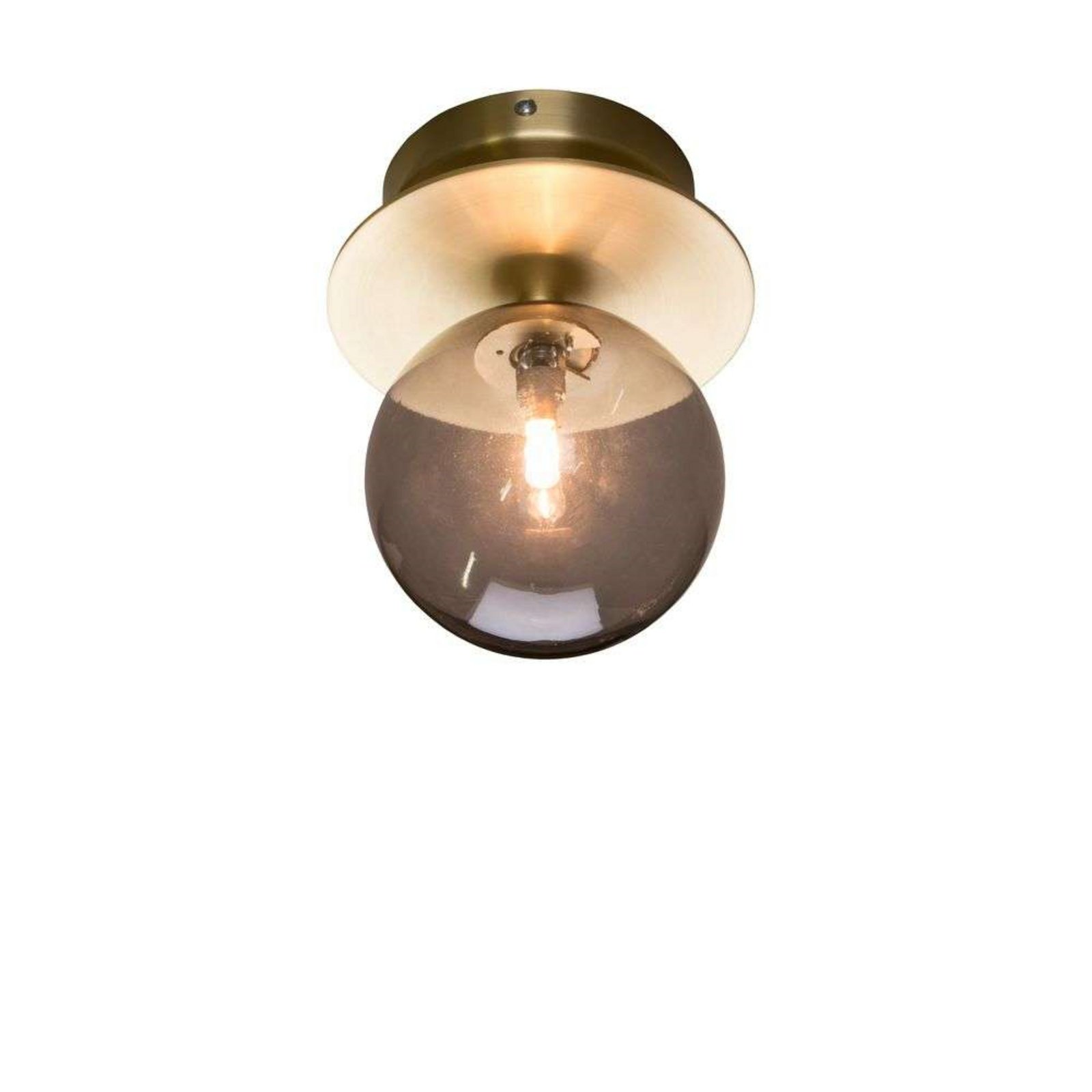 Art Deco Wall/Ceiling Lamp IP44 Smoke - Globen Lighting