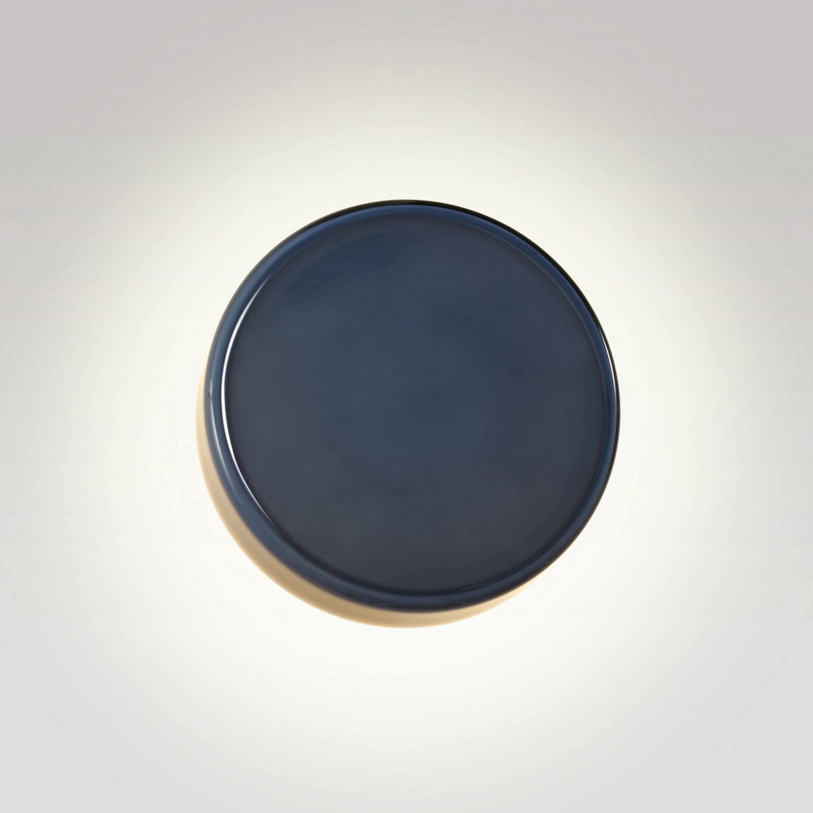 MARSET LED-Wandlampe Caramel, blau, Ø 28 cm, TRIAC, Glas