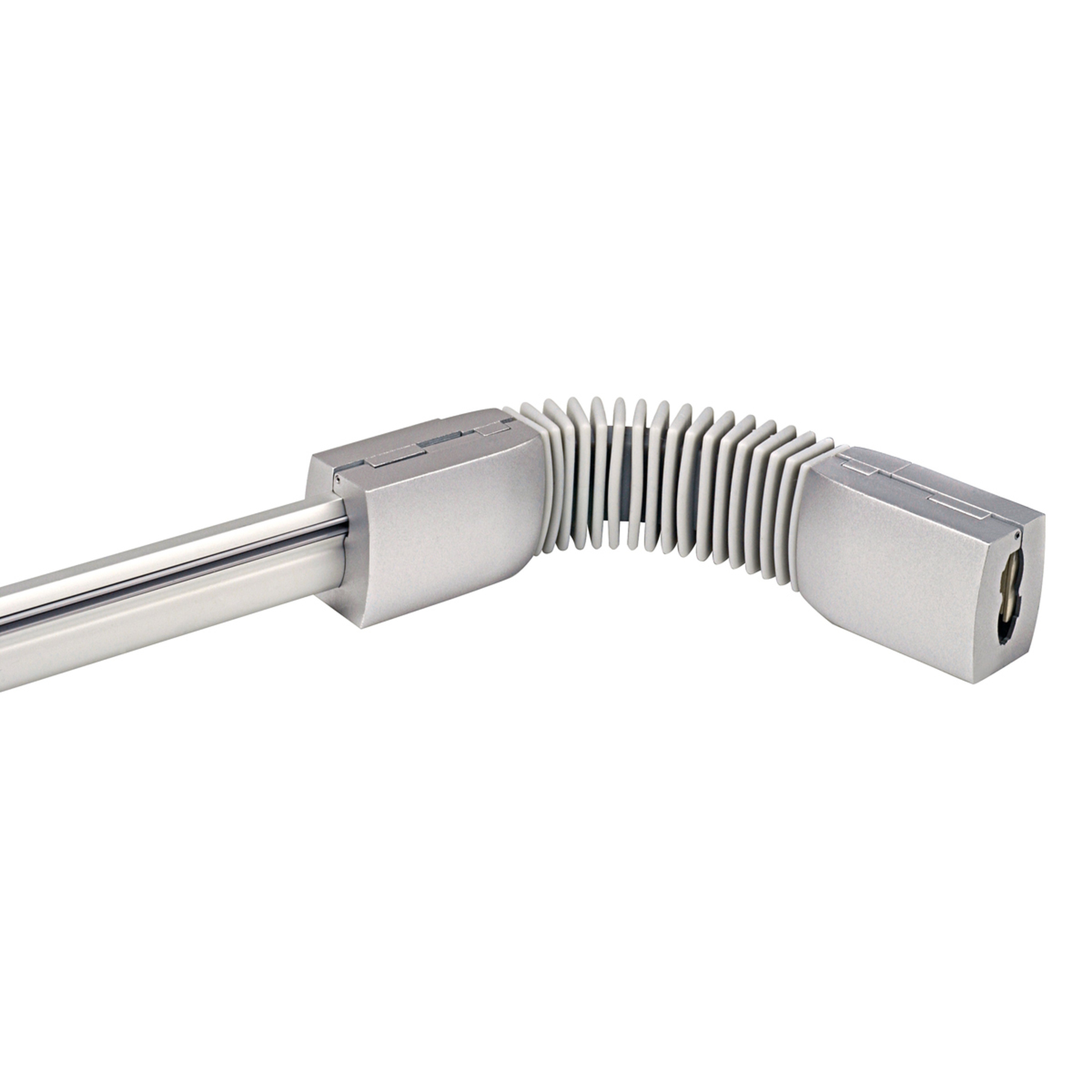 SLV Flex connector for HV track light, silvergrey, Plastic, L: 21.5 cm, W: 3 cm, H: 4 cm