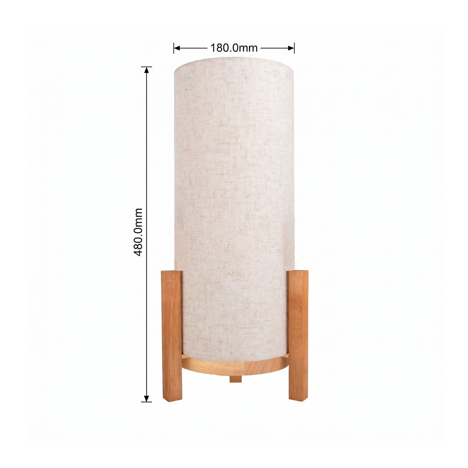 Madita LED table lamp, height 48 cm, Natur/linen Madita LED table lamp, height 48 cm, Natur/linen