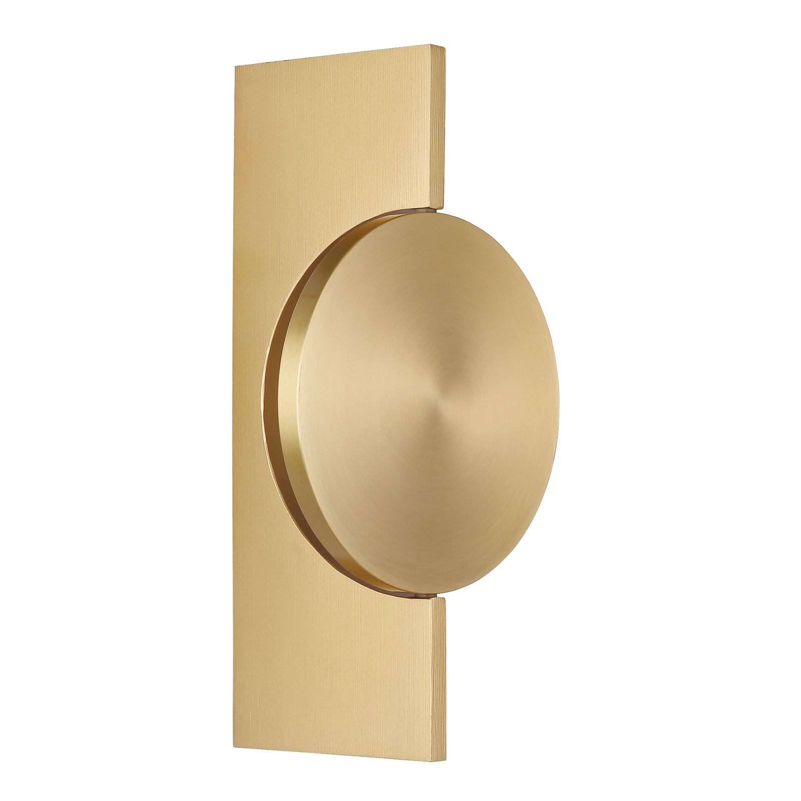 LED wandlamp Jasper, hoogte 28 cm, mat messing, metaal
