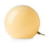 Lampe à poser CANDY, crème, Ø 20 cm, verre, E14 - Halo Design