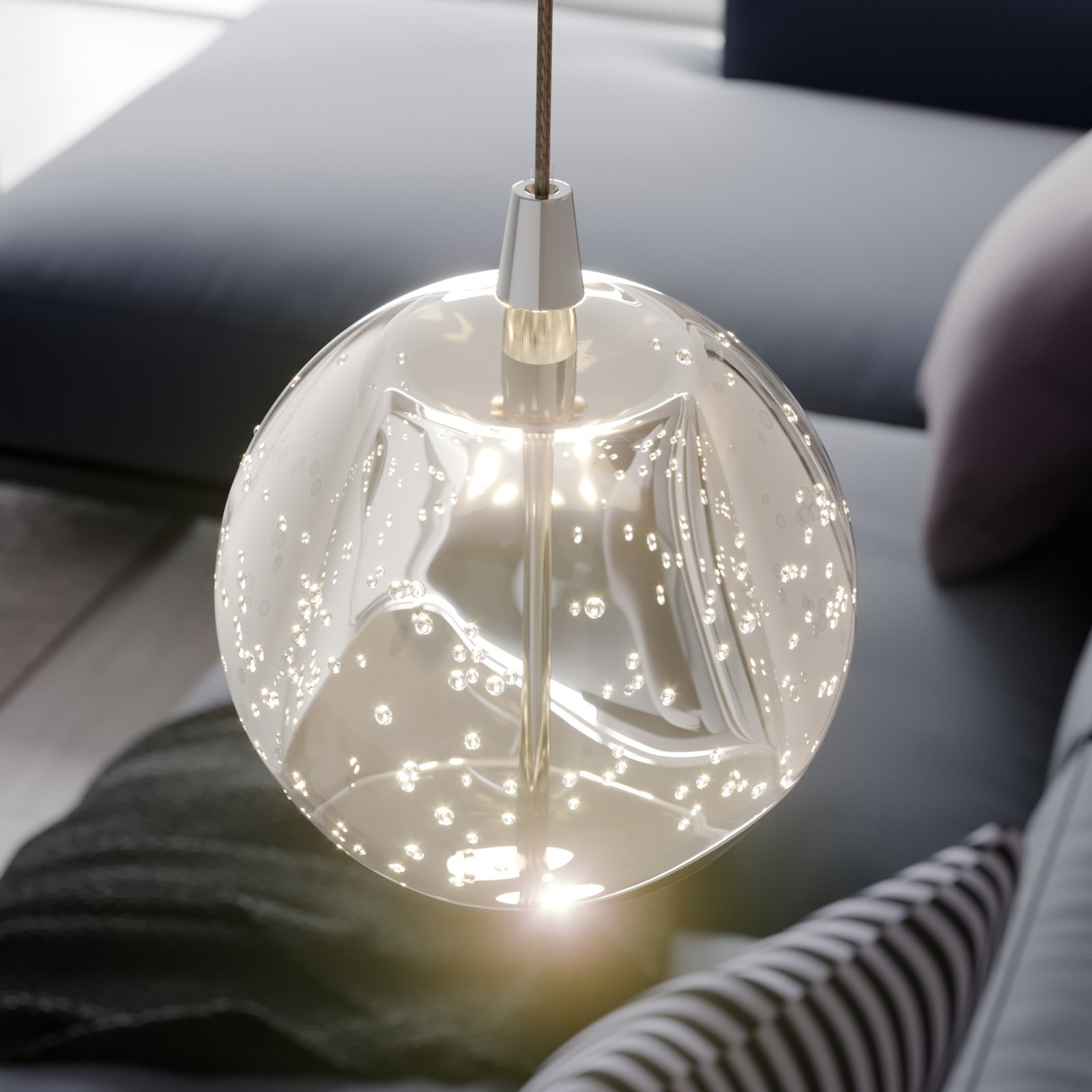 Hayley LEDWall Lamp Chrome - Lucande