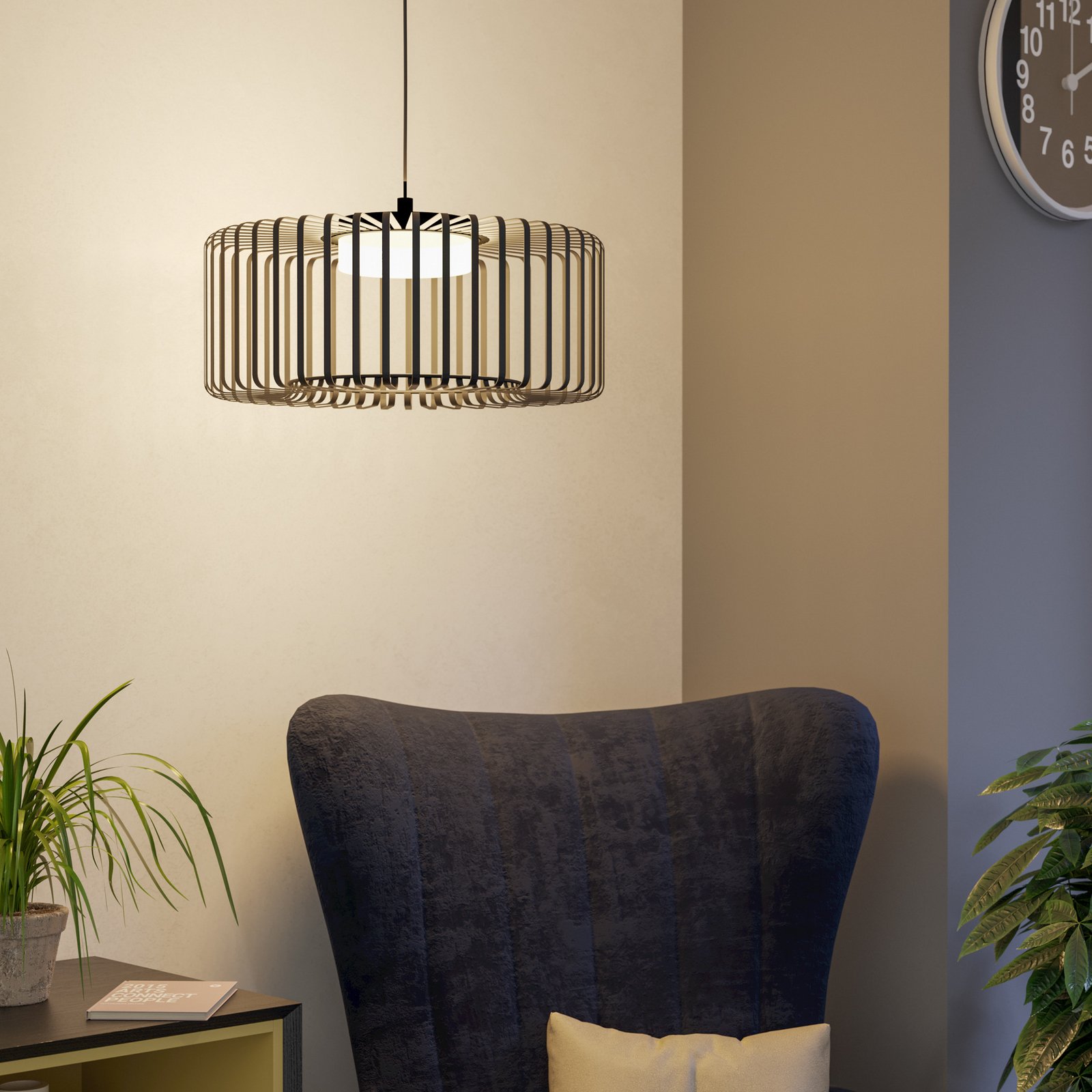 EGLO connect LED viseća svjetiljka Ginestrone-Z, 1 žarulja, crna