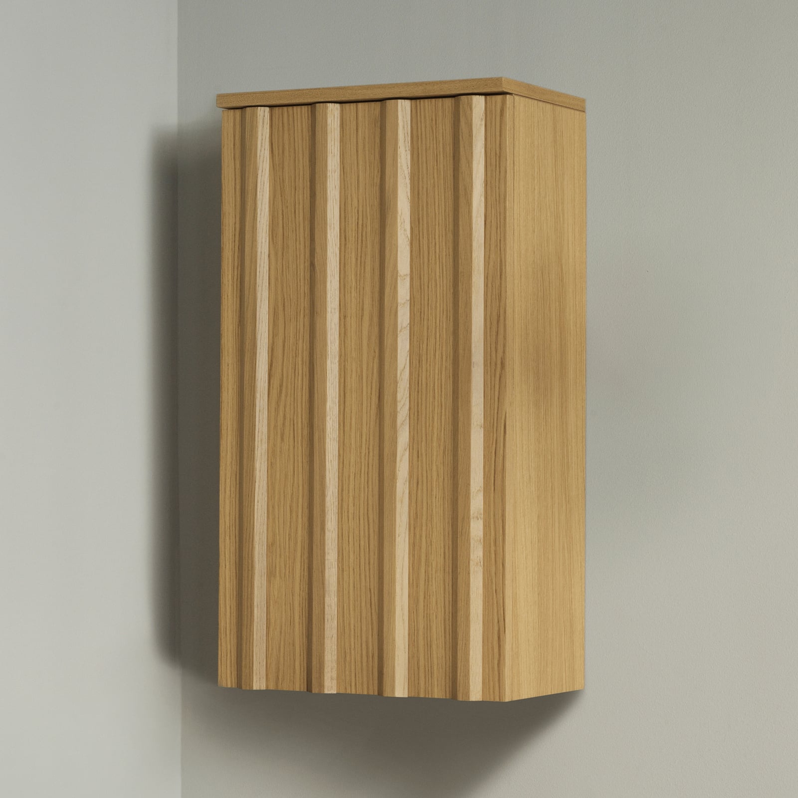 Rib fali szekrény, világos fa, 73 cm, tölgy – Normann Copenhagen