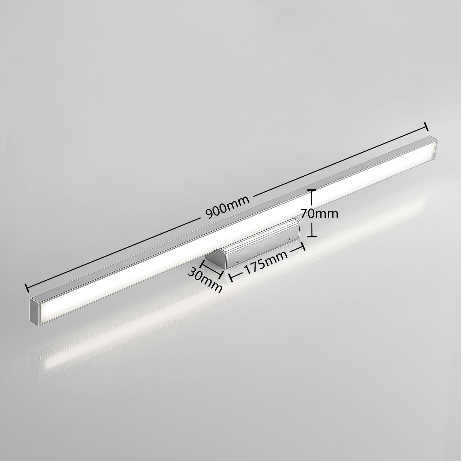 Lindby Wall Light - Bathroom - Modern - Silver