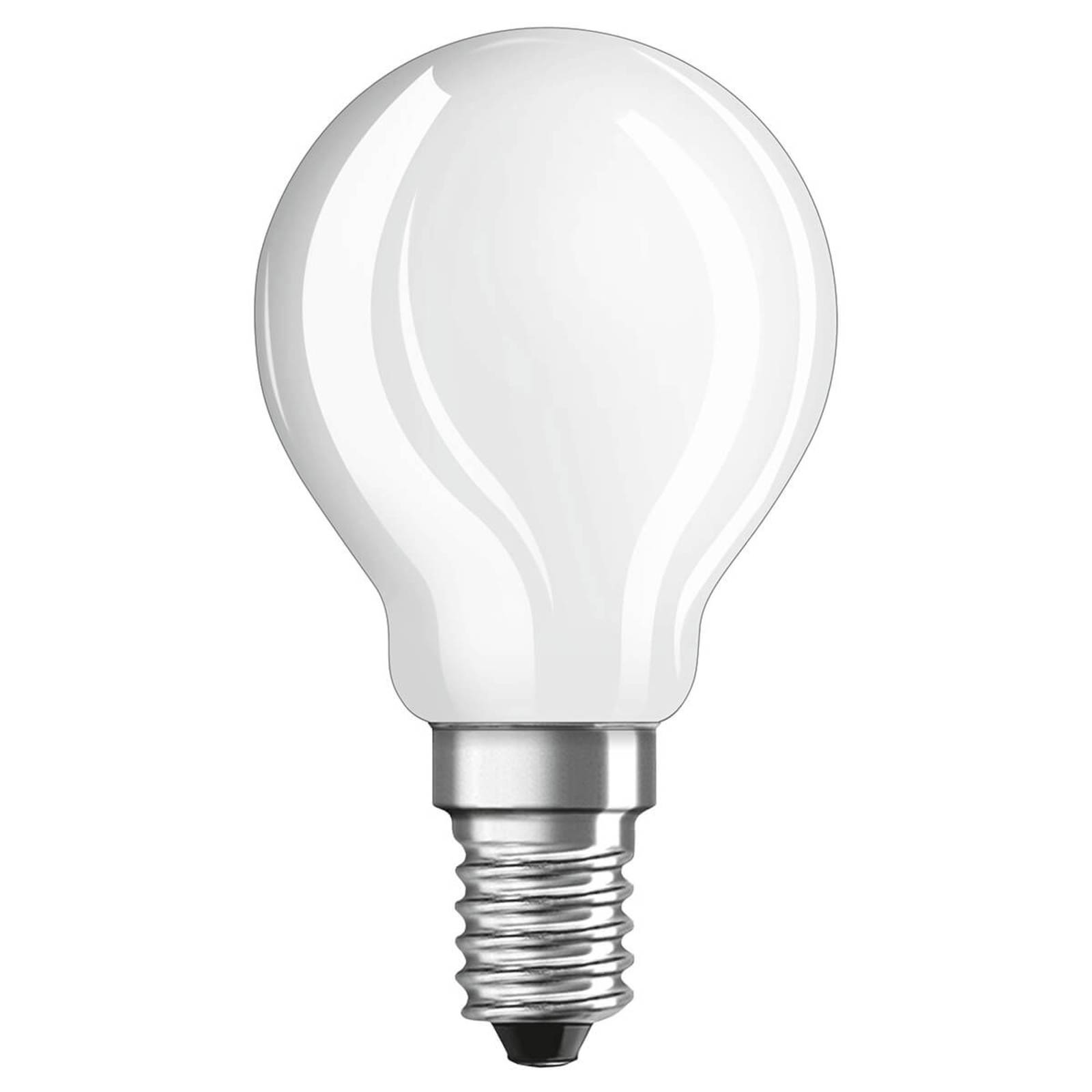 Photos - Light Bulb Osram golf ball LED bulb E14 4 W daylight matt 