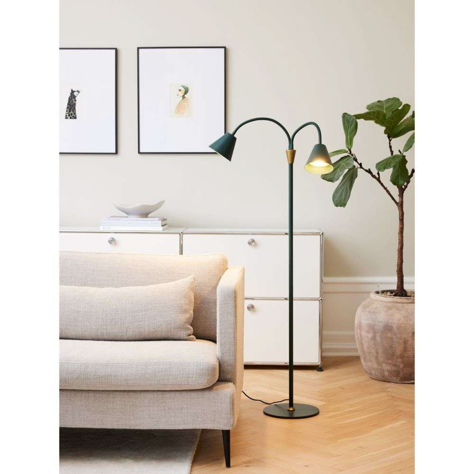 Hygge 2 Lampadar Deep Green - Halo Design