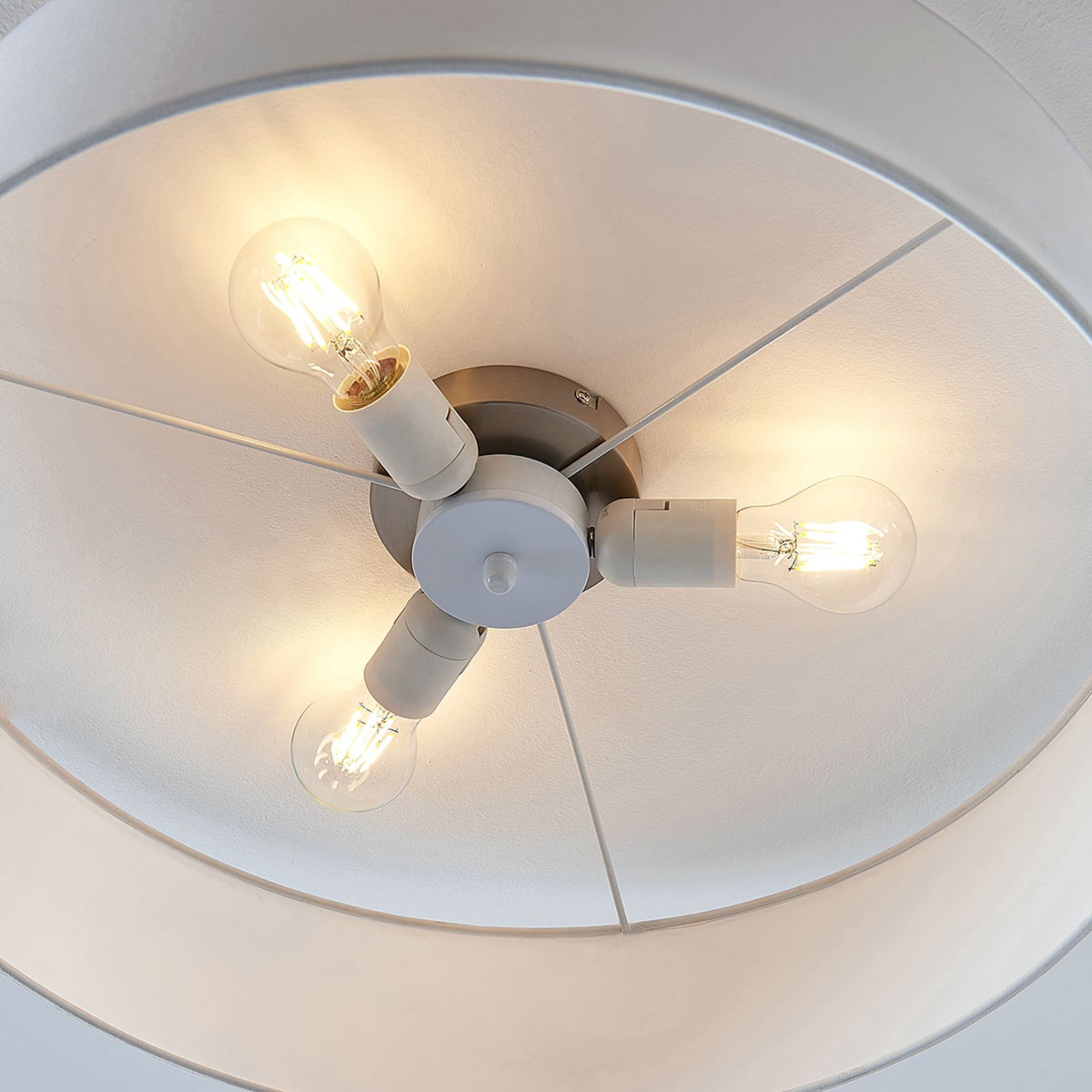 Gordana Ceiling Lamp Ø57 White - Lindby