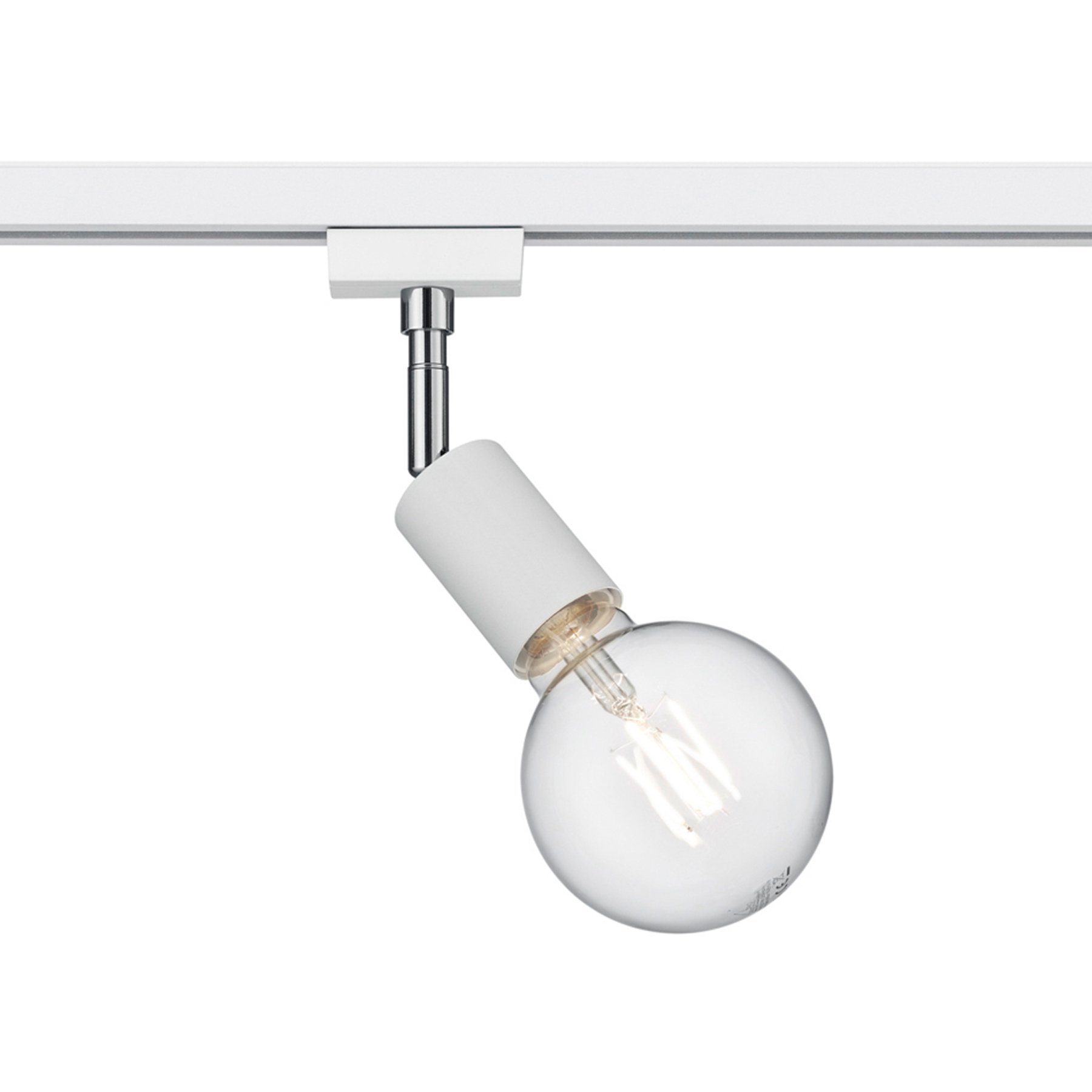 Trio Lighting DUOline 780101 2-circuit spot E27, white, for Living / Dining Room, metal, E27, 40 W, energy efficiency: A++, L: 10 cm, H: 12 cm