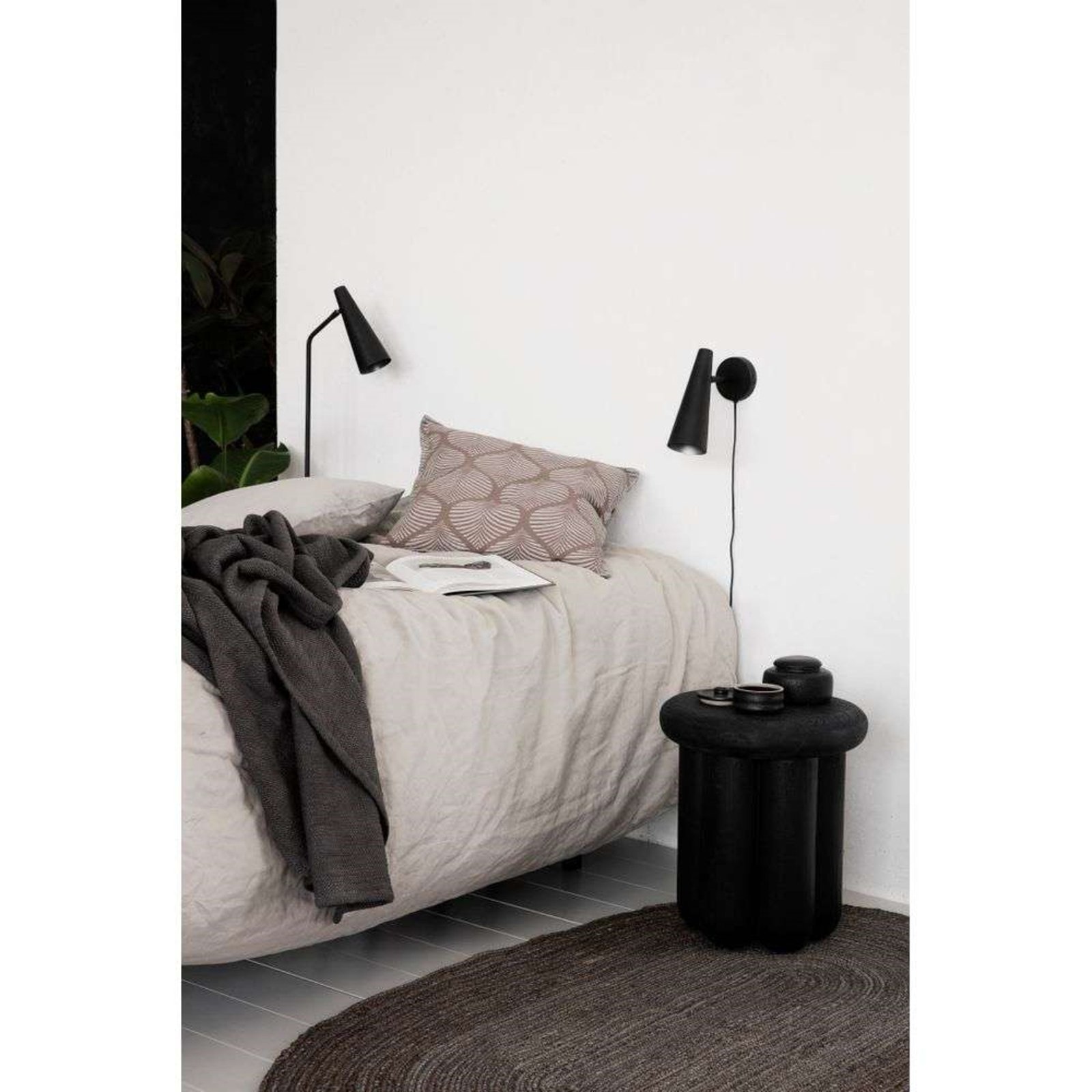 Precise Vägglampa 21 cm Matt Black - House Doctor