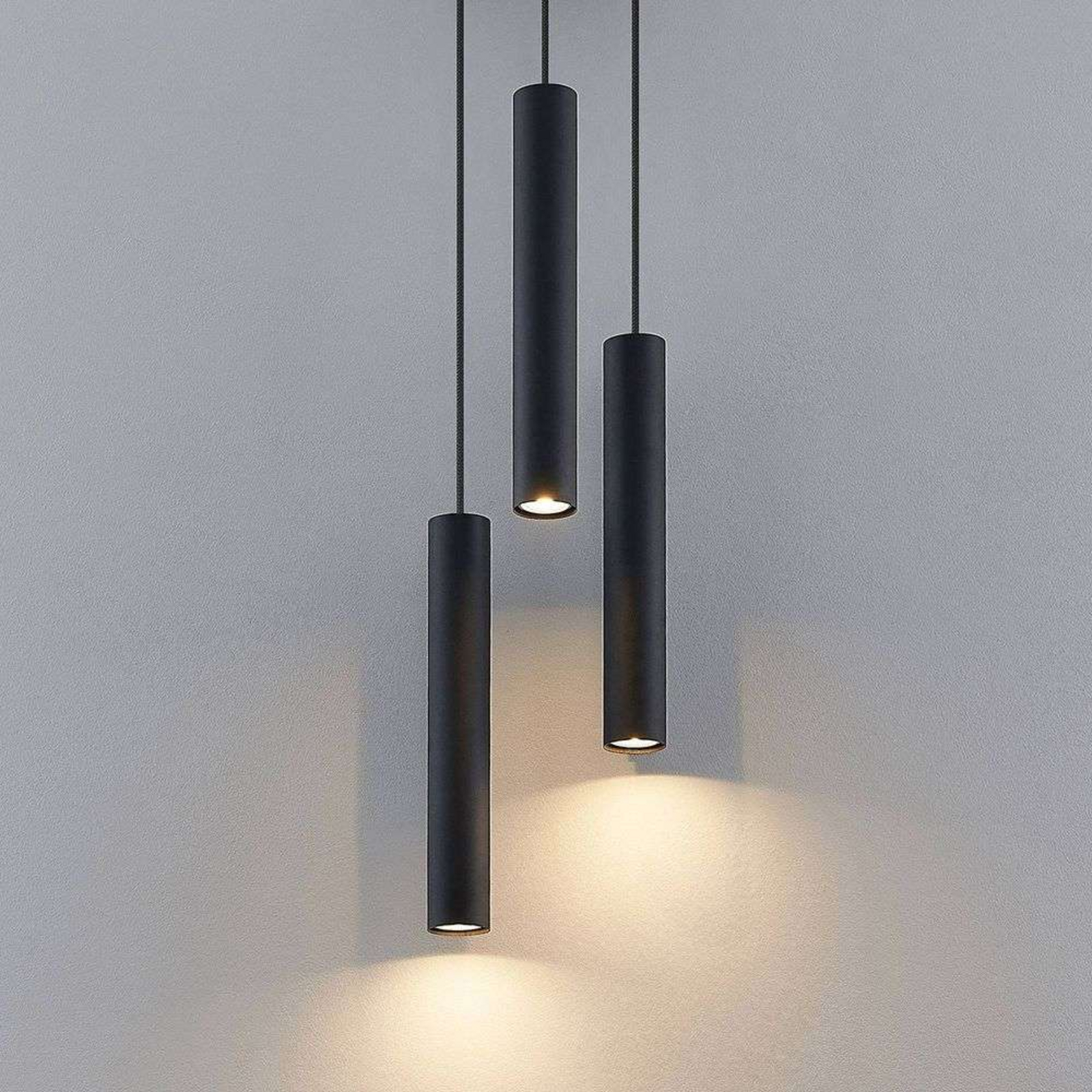 Joffrey Cluster Lampada a Sospensione Black - Lindby