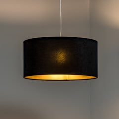 Salina rippvalgusti, must/kuldne, Ø 50cm