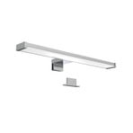 LED wandlamp BKL1230, chroom/wit, breedte 40 cm, metaal, IP44