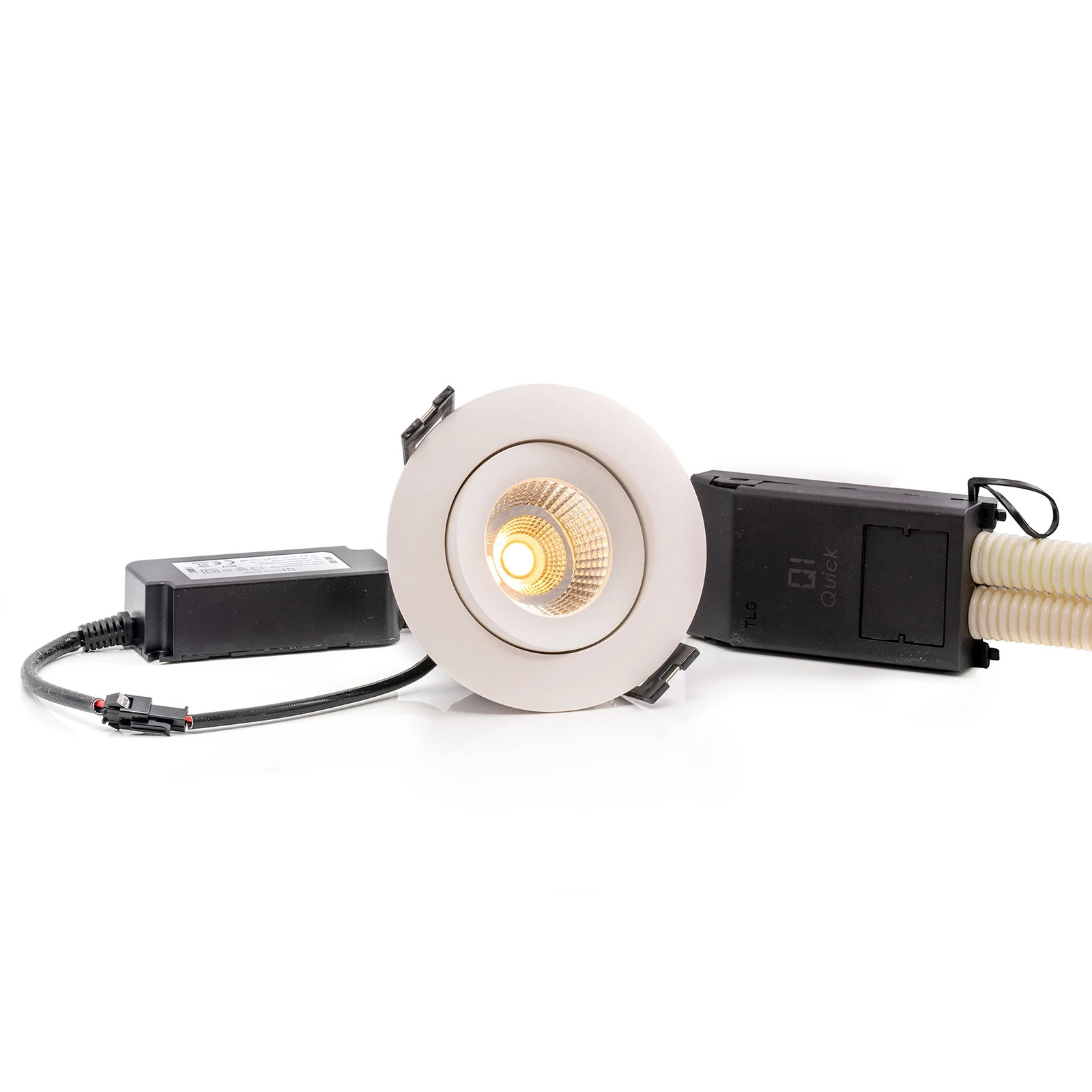 Instalare rapidă Allround 360 ° lumina reflectoarelor alb dim alb