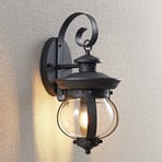 Lindby buitenwandlamp Farley, 40 cm, donkergrijs, IP44, E27