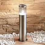 Hanneli pillar lamp made of stainless steel, round