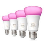 Philips Hue White&Color Ambiance LED E27 6.5 W 4x