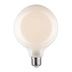 LED stiklinė lempa E27 6W G125 Fil 2 700K opalinė lempa, kurią galima