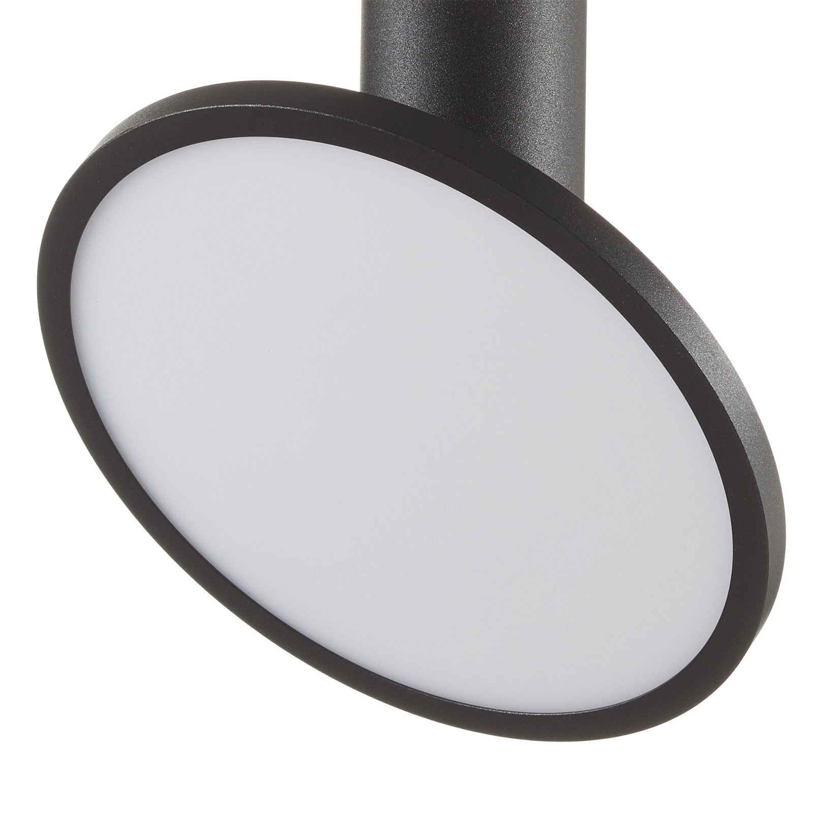 Stropné svietidlo Morgan LED, pohyblivé, čierne