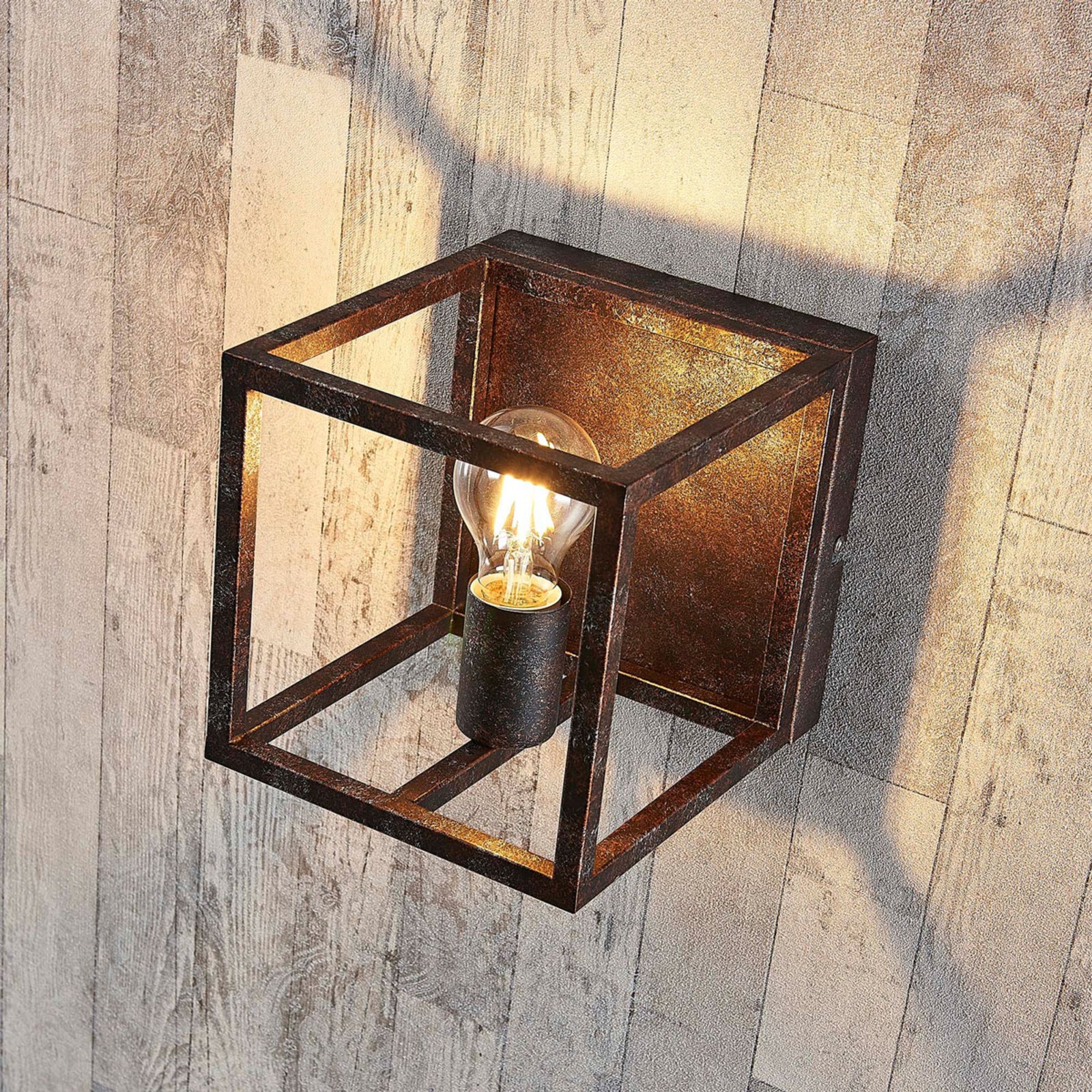 Emin Aplique de Pared Rust - Lindby
