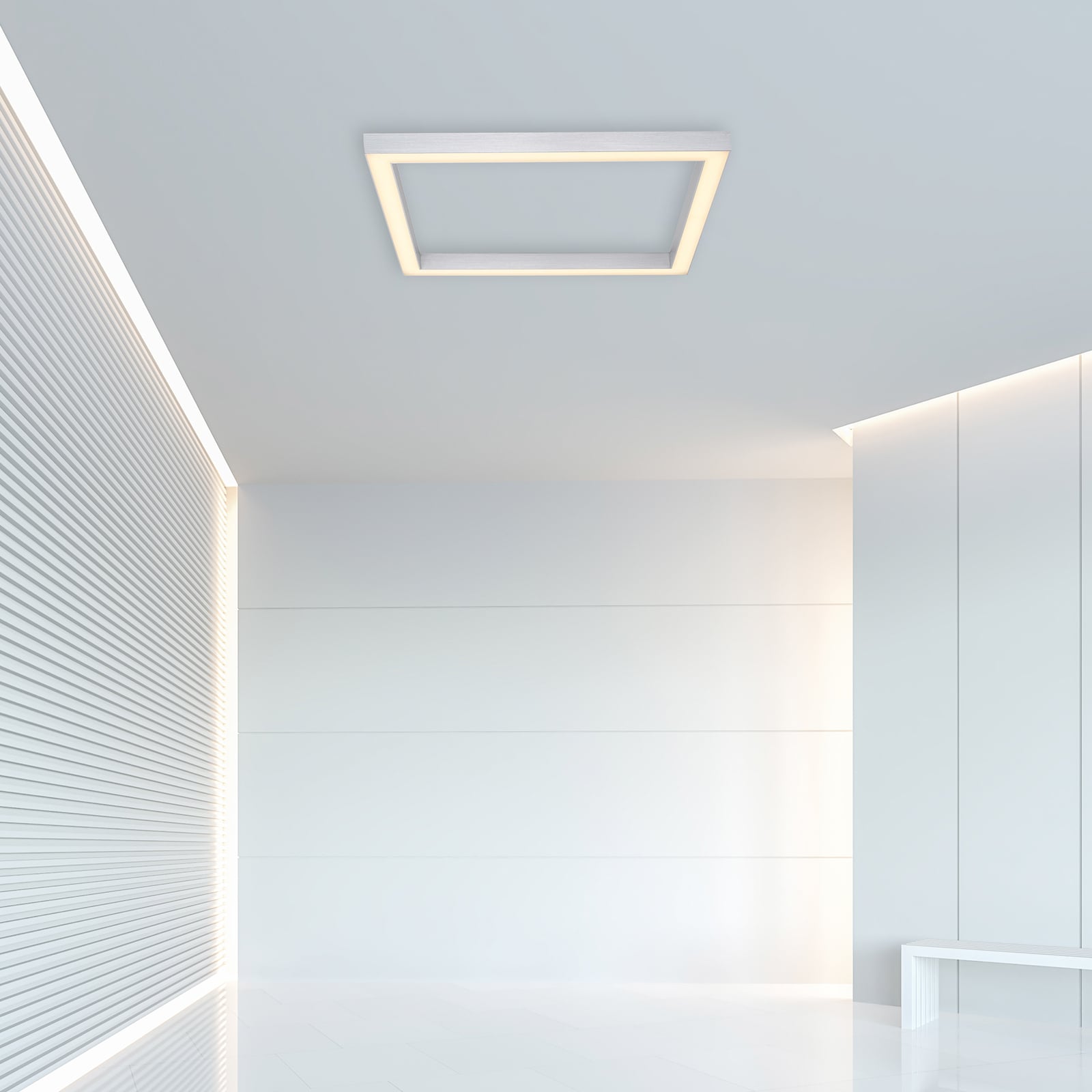 Lines Square LED-Deckenlampe, diamond, 55 cm, CCT - PURE