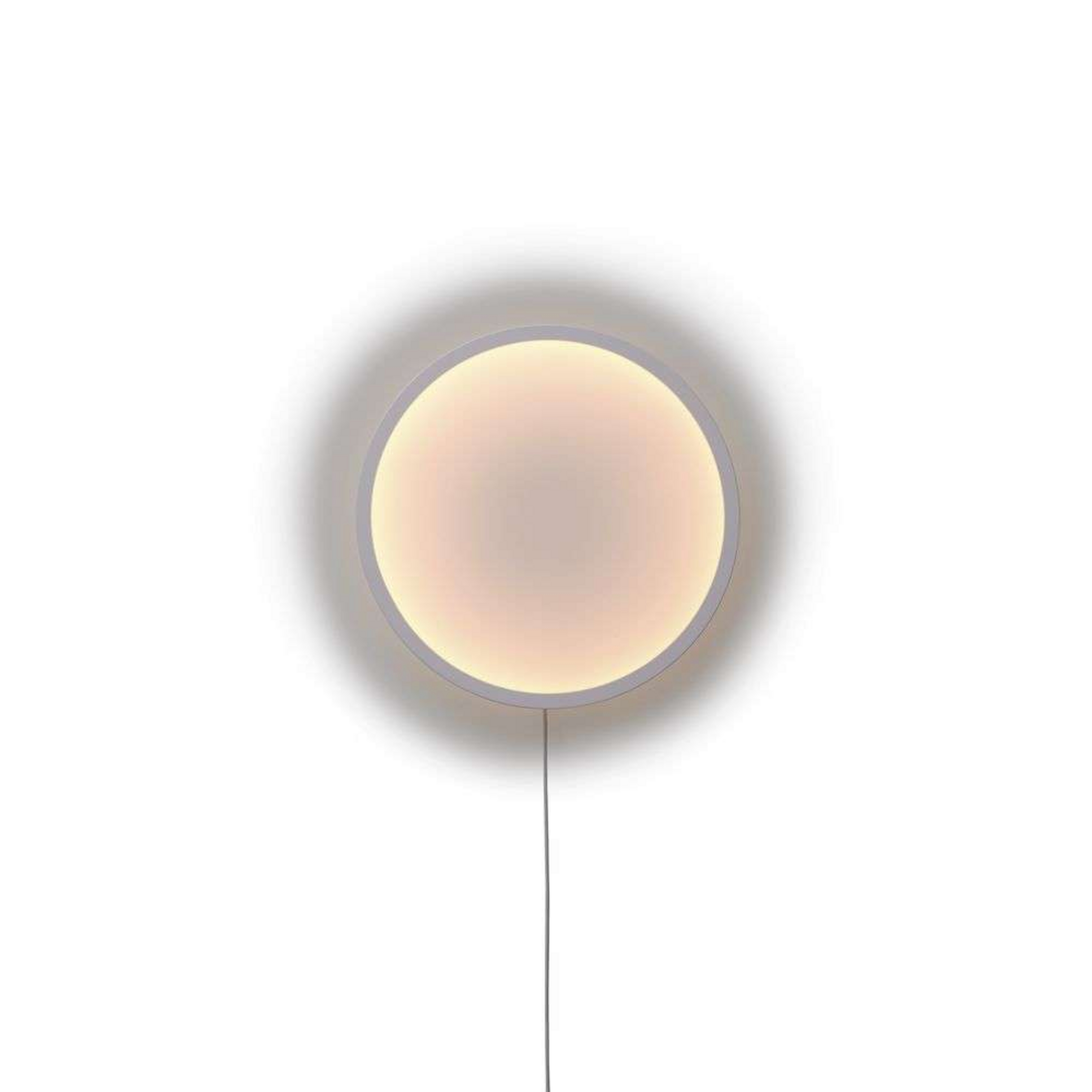 Calm Wandleuchte Ø50 Touch Dim White/Black - Muuto