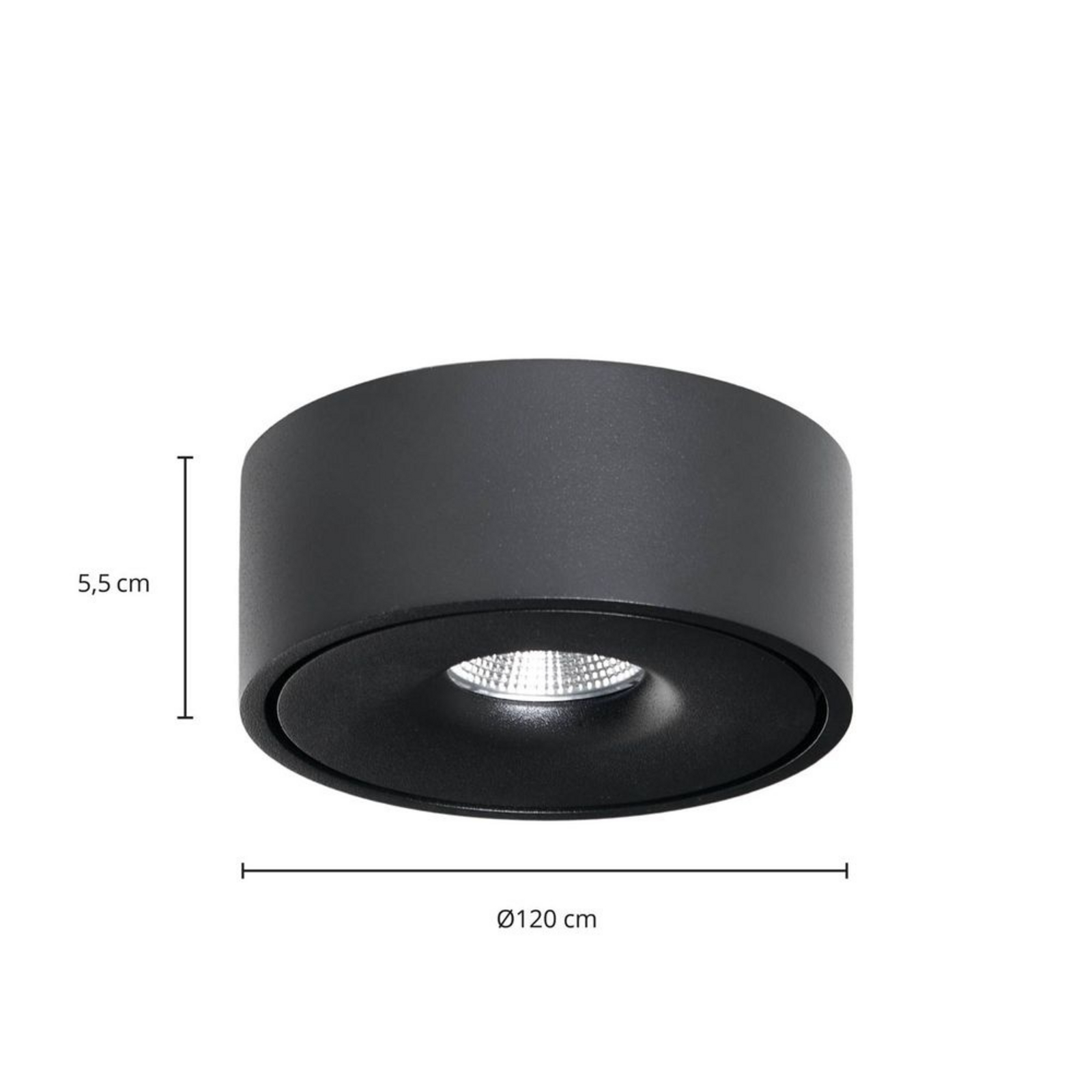 Ranka LED Plafonieră Up/Down 13,9W Black - Arcchio