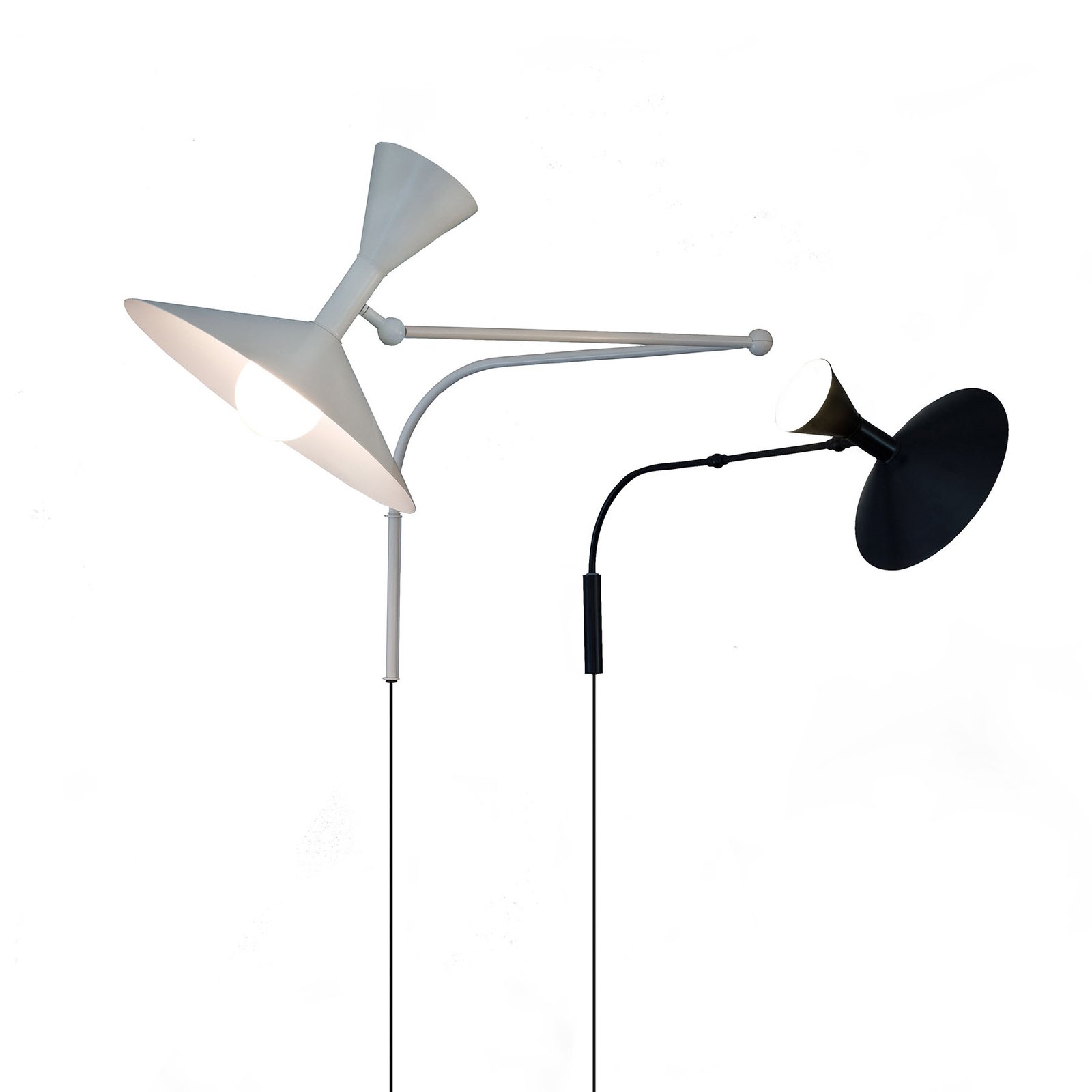 Lampe de Marseille Wandleuchte, schwarz - Nemo