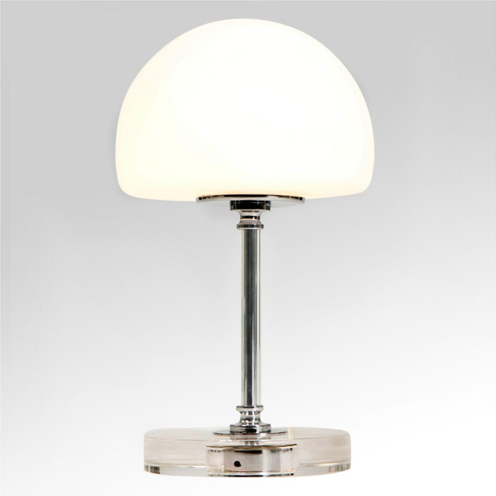 Steinhauer BV Ancilla - chrome-plated LED table lamp with dimmer, for Living / Dining Room, metal, glass, G9, 3 W, energy efficiency: A+, H: 30 cm