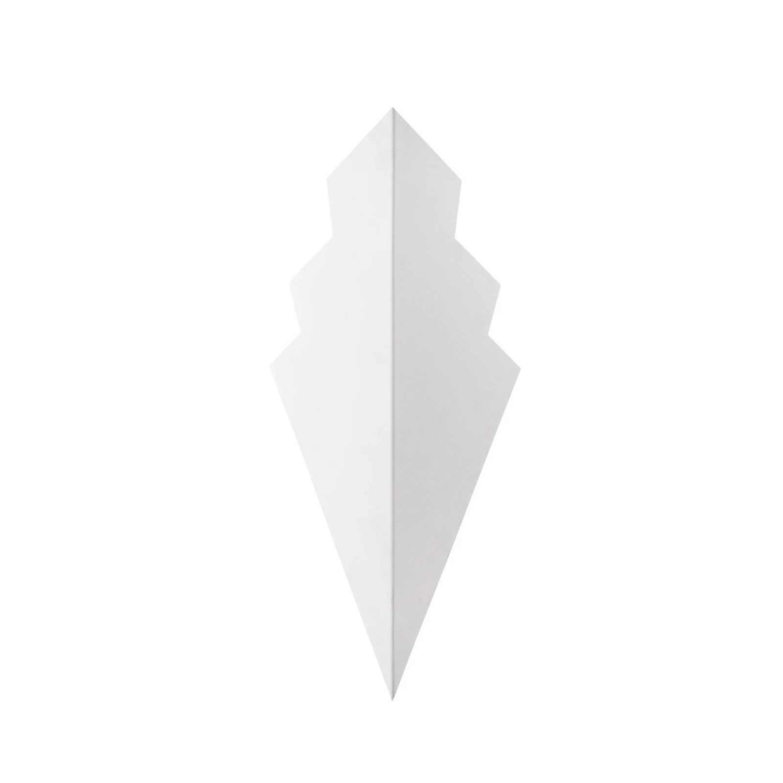 Sieninis šviestuvas „ARROW“, baltas, aukštis 40 cm, metalas, G9