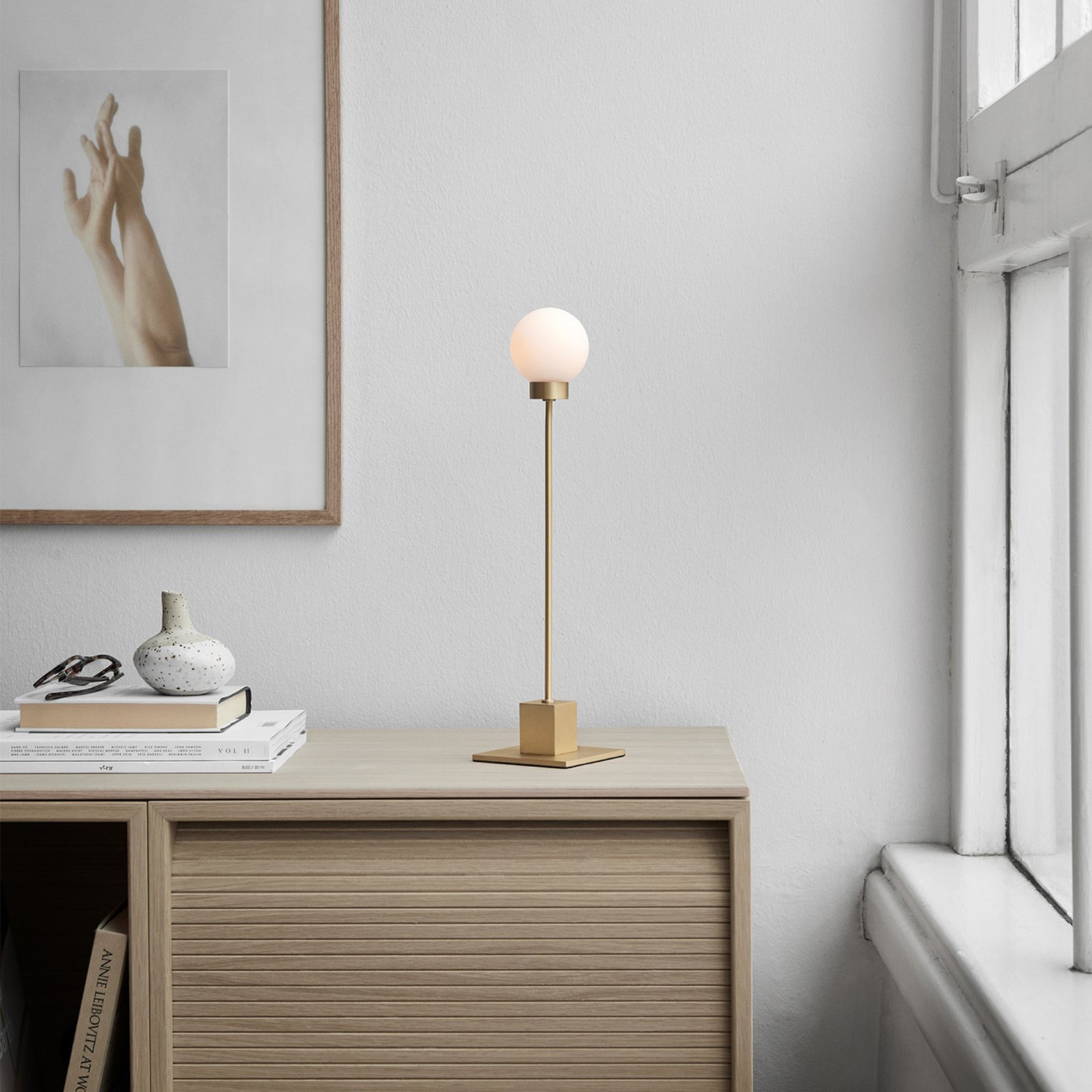 Snowball D8 Candeeiro de Mesa Brass - Northern