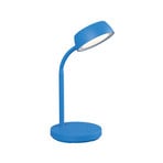 Lámpara de mesa LED MAULabby, azul, altura 30 cm