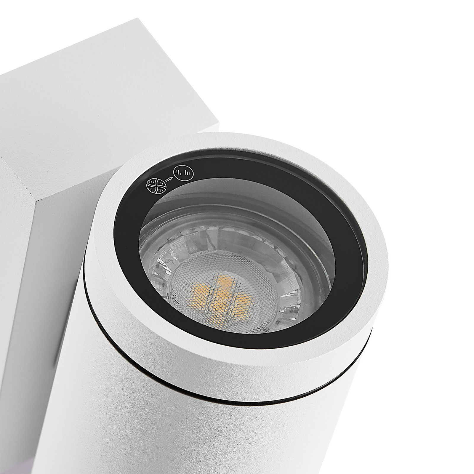 Außenwandlampe ShoreLine Pro Round up/down, weiß, GU10