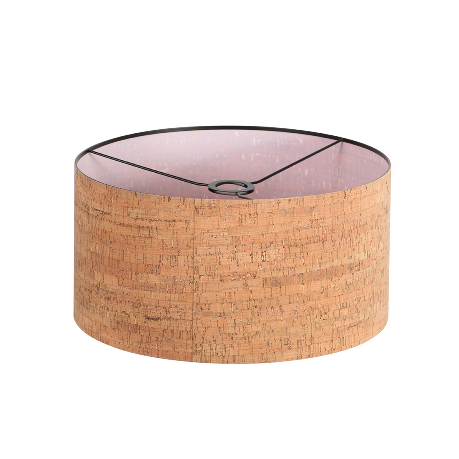 Vloerlamp Bloeba, zwart/bruin, hoogte 165 cm, kurk