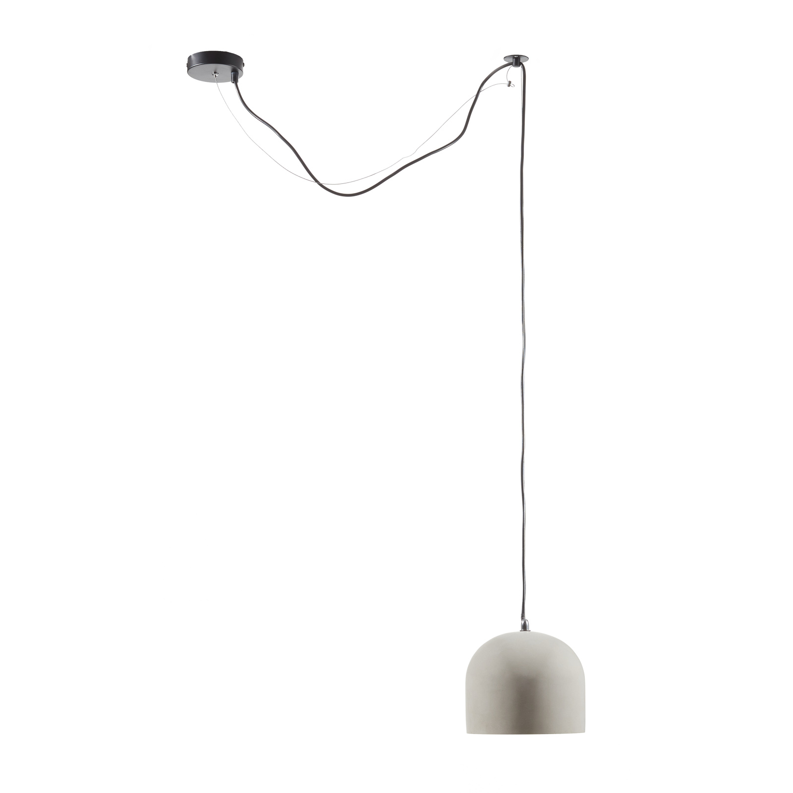 Broni hanging light, concrete, Ø 20 cm