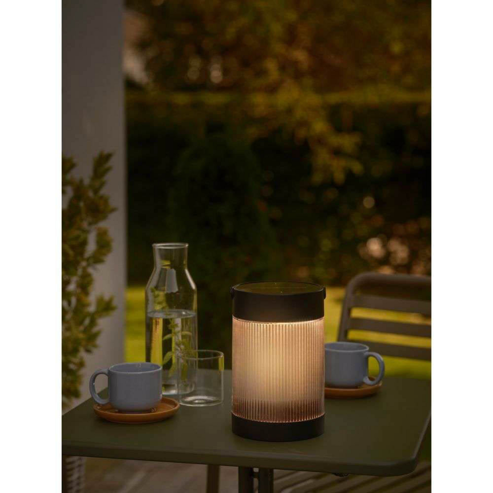 Coupar Solar Prijenosni Stolna Lampa Crna - Nordlux