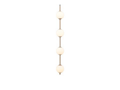 Audrey 4 Suspension Brass/White Opal - UMAGE