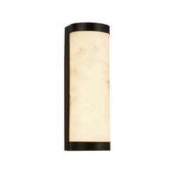 LED nástenné svietidlo Nile, výška 25 cm, čierna farba, oceľ, IP44