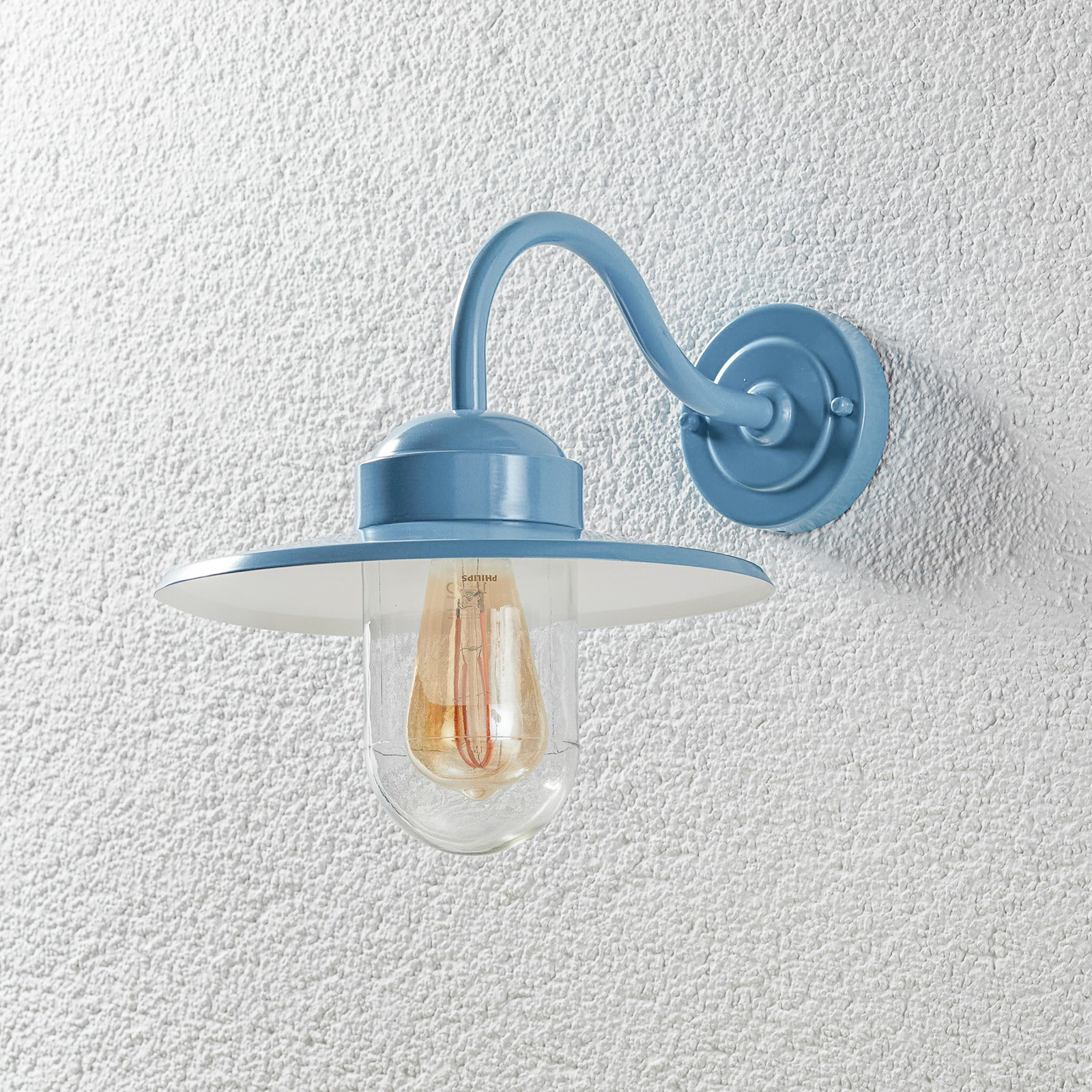 Blue Dolce outdoor wall light