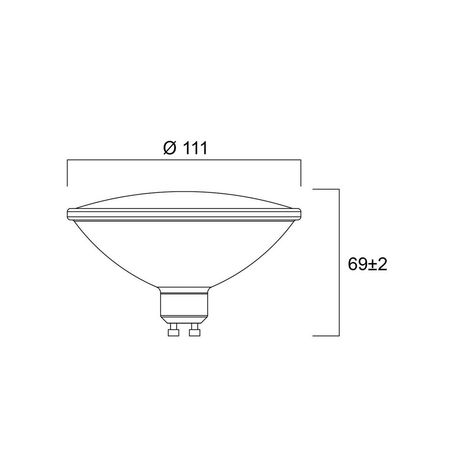 LED-pære RETRO, ES111, GU10 12 W 830 1150 lm dimbar 25°