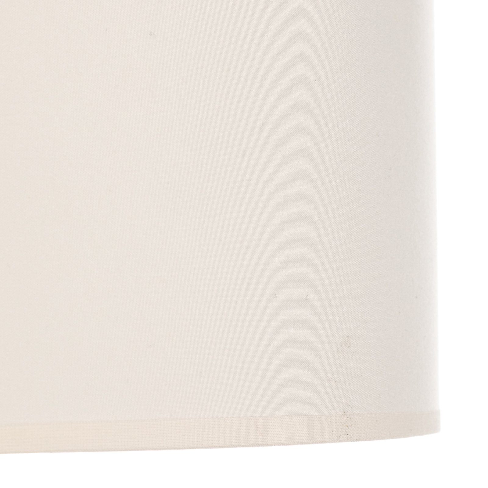 Euluna Roller couverture, abat-jour en tissu écru, Ø 40 cm